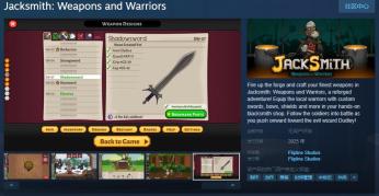 《杰克驴铁匠 武器与战士》Steam页面 年内发售