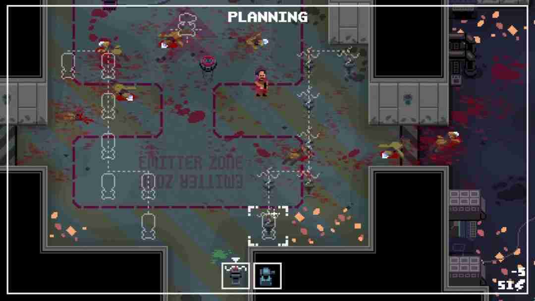 俯视角射击塔防游戏《Obliterator-X》Steam页面 内发售