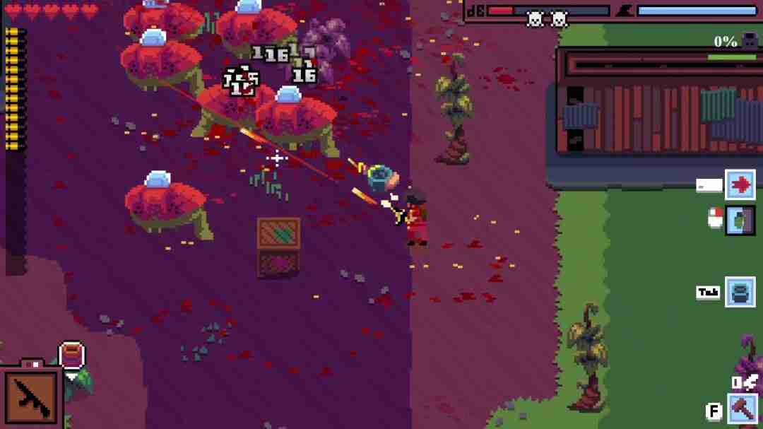 俯视角射击塔防游戏《Obliterator-X》Steam页面 内发售