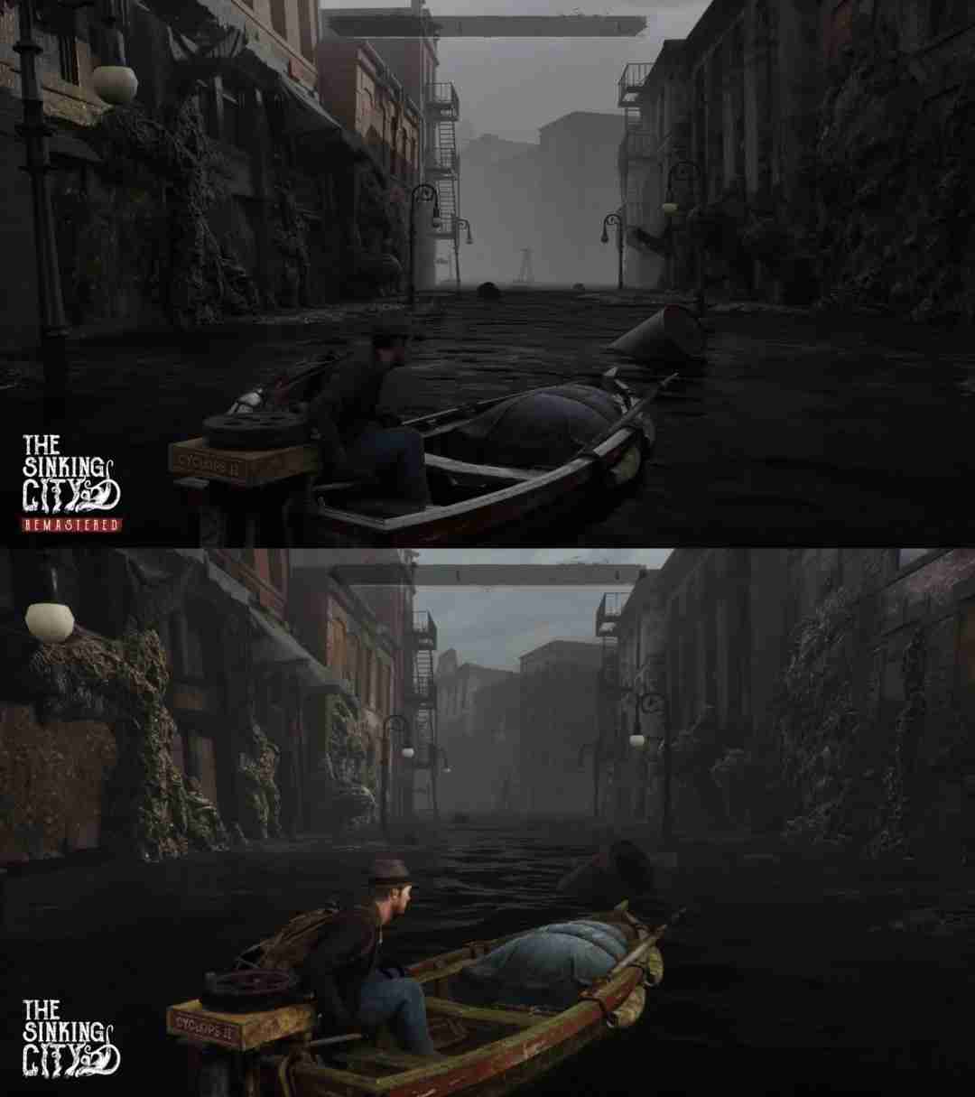 《沉没之城》复刻版与原版对比图 游戏画质大提升