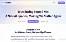 Second Me— 心识宇宙开源的 AI 身份模型