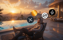 XRP（XRP），以太坊（ETH）和Stellar（XLM）正在加热加密市场