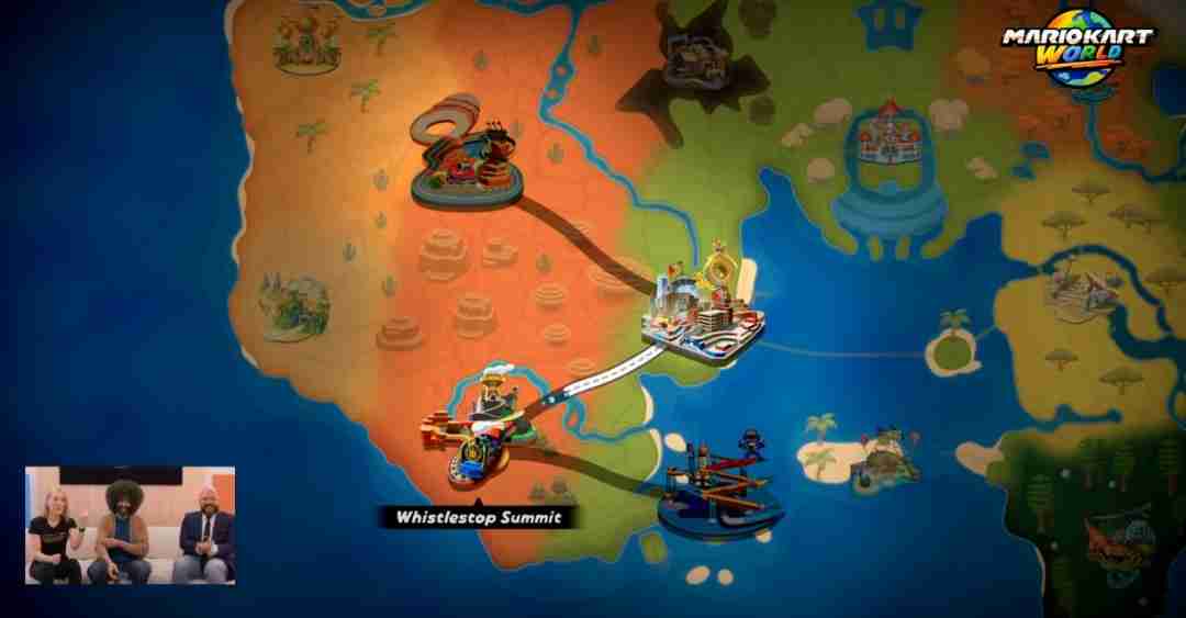 Switch 2首发游戏《马里奥赛车:世界》直播展示