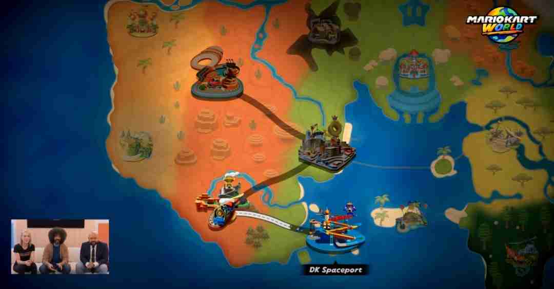 Switch 2首发游戏《马里奥赛车:世界》直播展示