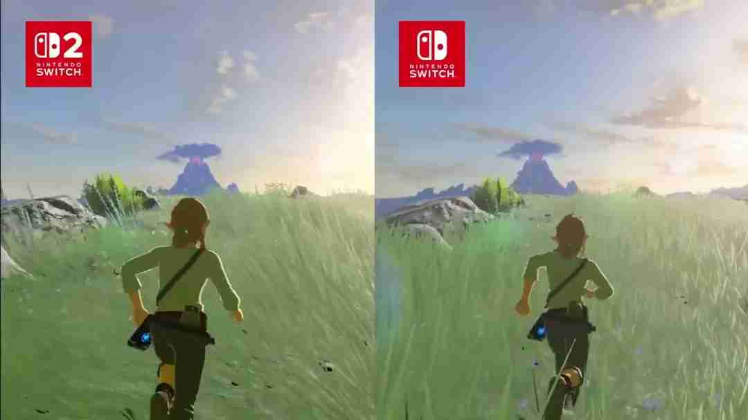 要买升级包吗?《塞尔达传说》Switch 2和1画质对比