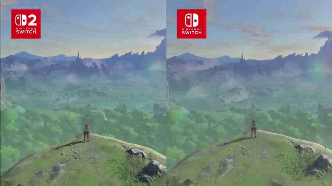 要买升级包吗?《塞尔达传说》Switch 2和1画质对比