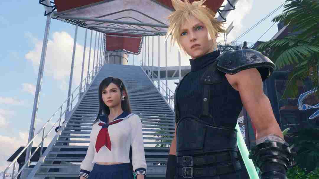 《最终幻想7：重生》新服装Mod 蒂法穿高中校服清纯