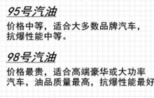 98号油用于什么车 98号油和95号油有什么区别