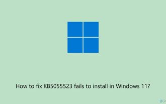 How to fix KB5055523 fails to install in Windows 11?