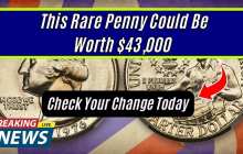 这笔稀有的一分钱​​可能价值43,000美元 - 您是否曾经看过口袋里的便士，并以为：“这不可能超过一美，对吗？”