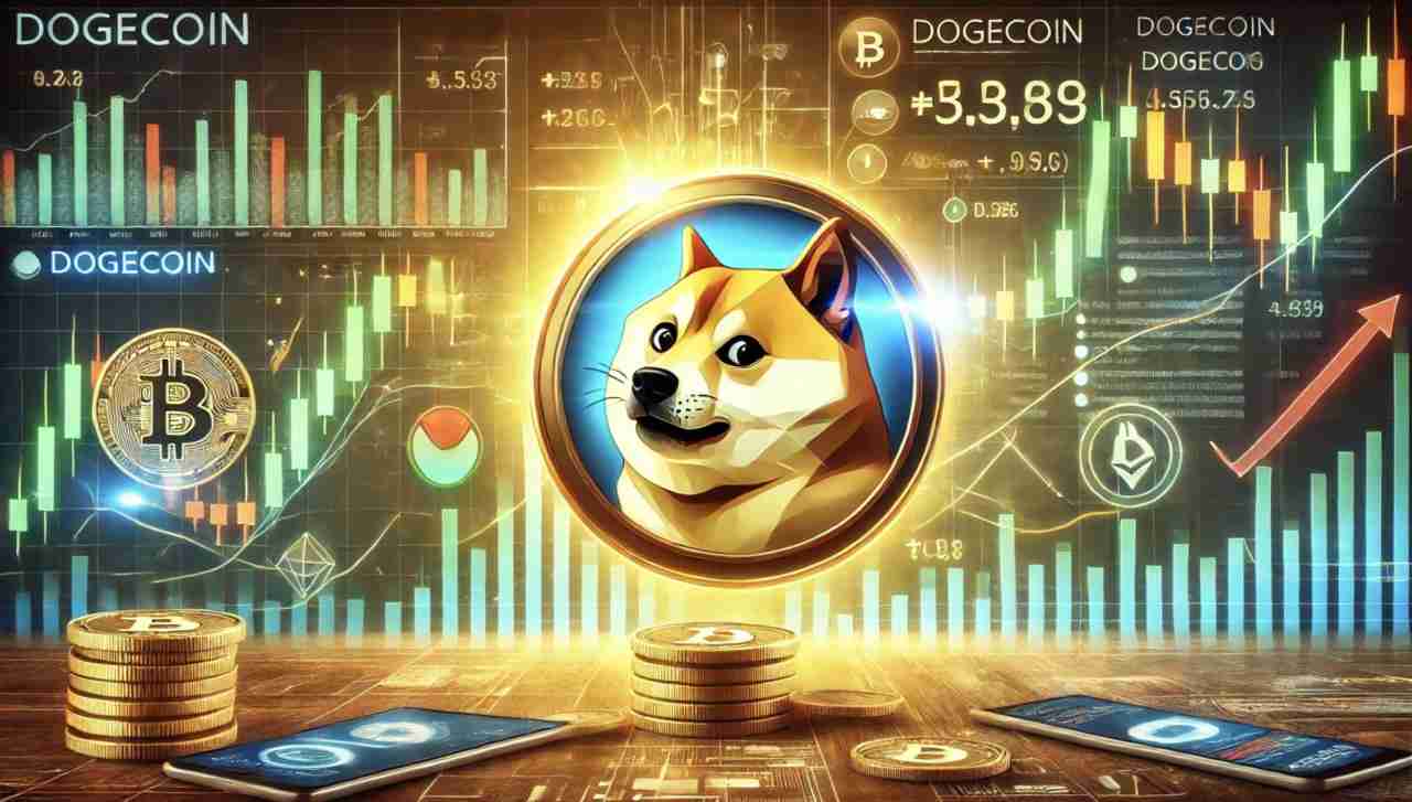 Dogecoin（Doge）价格在2024年底飙升，达到4倍