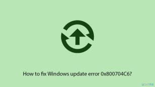 Windows 업데이트 오류 0x800704C6을 수정하는 방법?