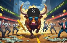 尽管开始了动荡，但Ripple（XRP）代币阶段出色的恢复，稳定在2美元的范围内