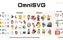 OmniSVG— 复旦大学联合 StepFun 推出端到端多模态矢量图形生成模型