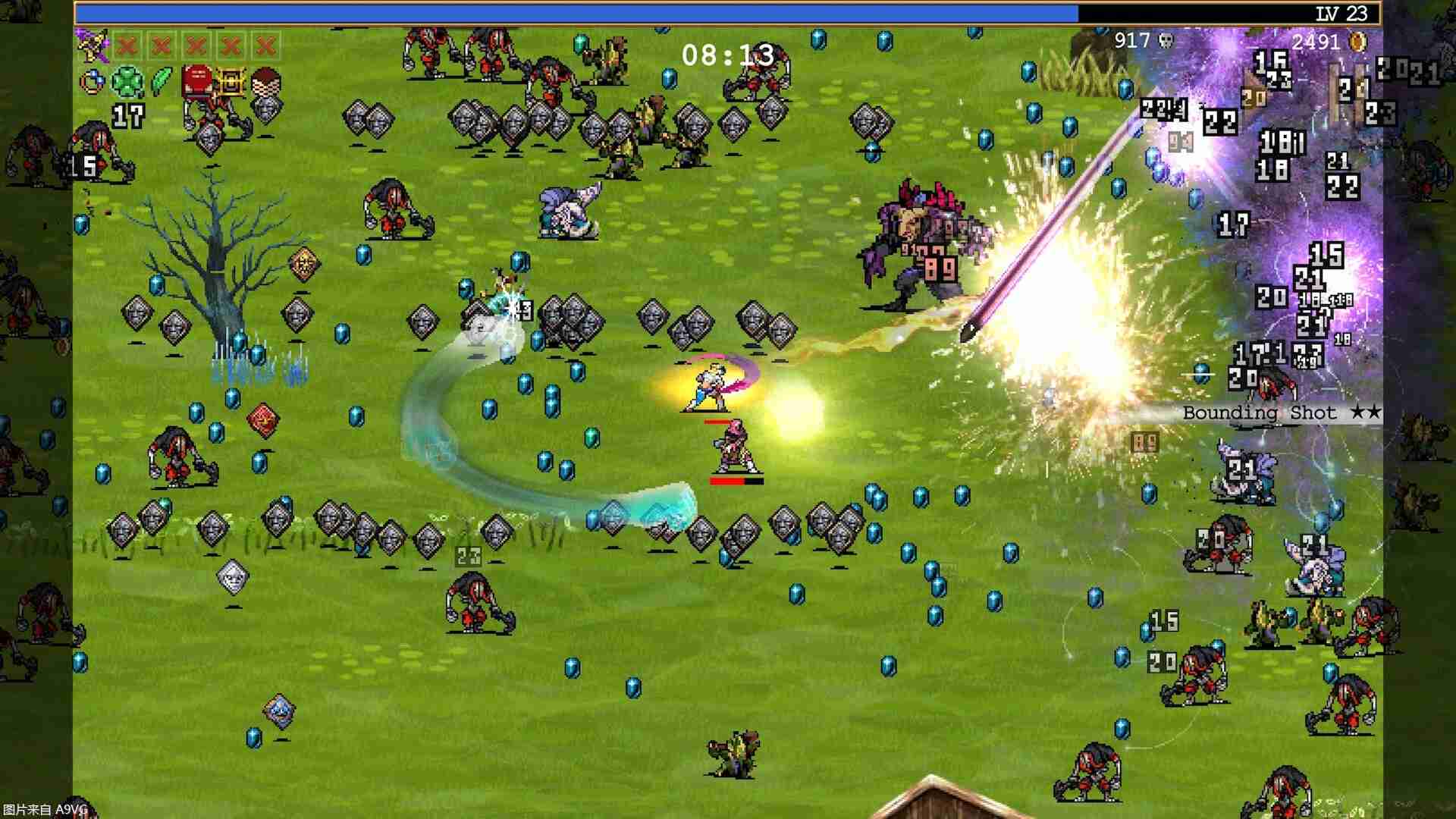 《吸血鬼幸存者》与《沙加翠之超越》联动免费DLC现已推出