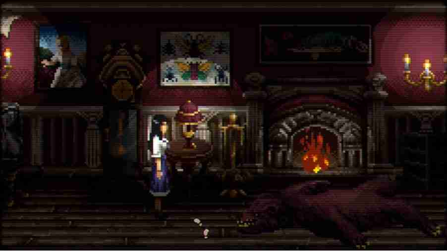 像素复古恐怖游戏《夜不能魅》全新中文Demo开放免费试玩