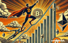 比特币在实现的市值中将其领先于以太坊的领先优势增加了85％