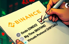 Ondo，Bigtime和Virtual现在可用于Binance的现货交易