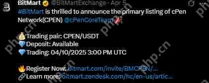 cPen Network 上市价格在发布前泄露:0.001 美元合理吗?
