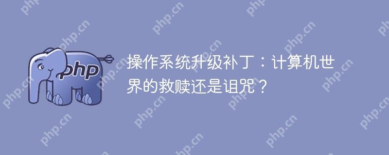 操作系统升级补丁:计算机世界的救赎还是诅咒?