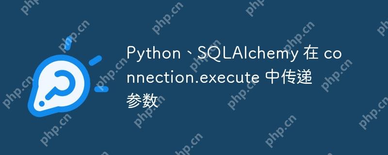 Python、SQLAlchemy 在 connection.execute 中传递参数
