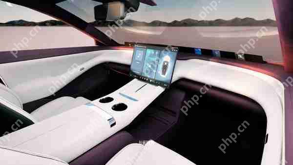 小米YU7内饰渲染图曝光:紫、白、橘三色 比SU7大气