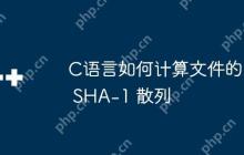 C语言如何计算文件的 SHA-1 散列