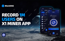 PEPE价格预测在密钥级别，Tao降低了66％，BlockDag的X1成为了100万用户的最佳加密矿工应用程序