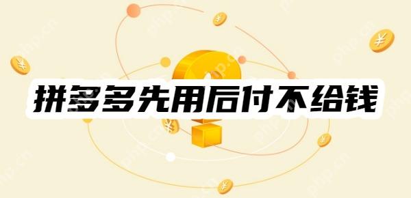拼多多先用后付不给钱会有什么后果?揭秘五种可能后果