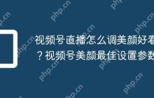 视频号直播怎么调美颜好看？视频号美颜最佳设置参数