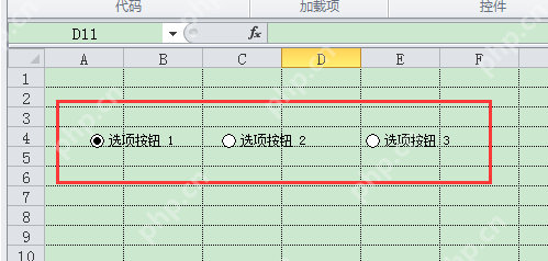 excel如何设置选项按钮?excel中设置选项按钮的方法