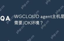 WGCLOUD agent主机是否需要JDK环境？