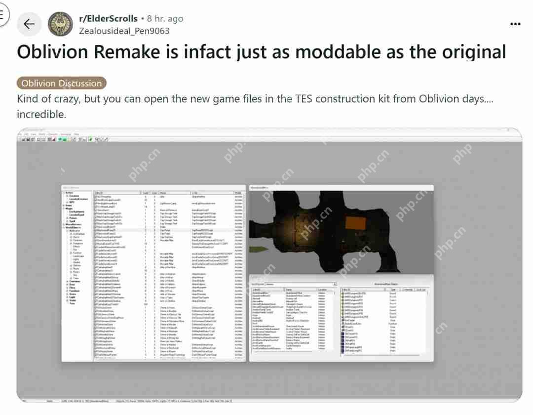 《上古卷轴4:湮灭重制版》官方称不支持MOD 但N网已有大量MOD出现
