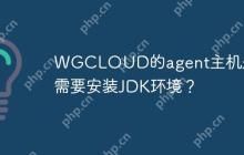 WGCLOUD的agent主机是否需要安装JDK环境？