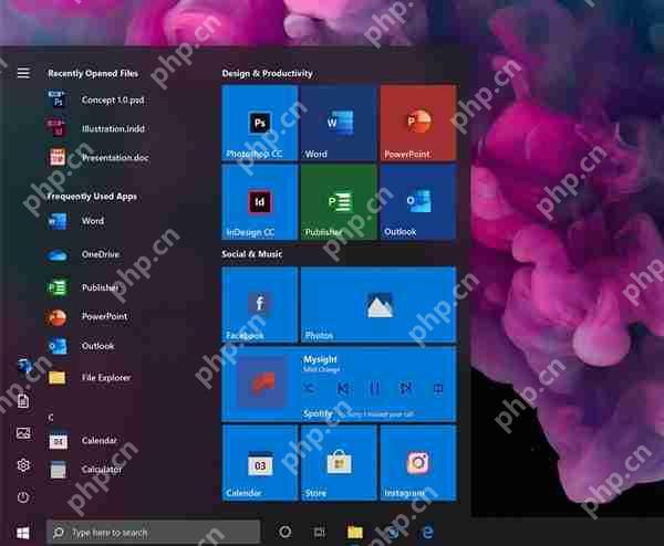 民间高人设计Windows 10开始菜单优化版：更美了