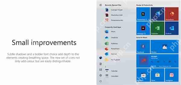 民间高人设计Windows 10开始菜单优化版：更美了