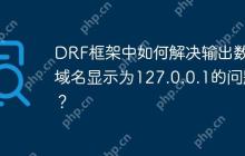 DRF框架中如何解决输出数据域名显示为127.0.0.1的问题？
