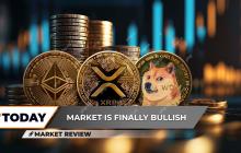 以太坊（ETH）显示出强烈的恢复迹象，包括显着的向上移动