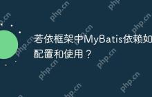 若依框架中MyBatis依赖如何配置和使用？