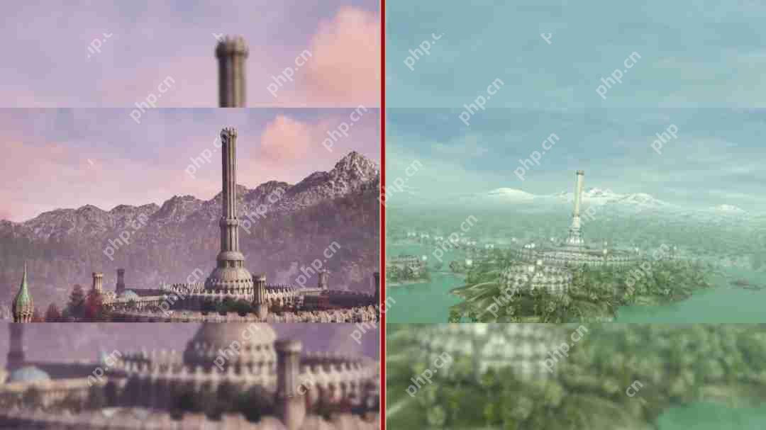 《上古卷轴4：湮灭重制版》和原版画面对比 网友批评过于依赖虚幻5失去了自己的特色