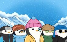 Pengu代币暂时超越了6亿美元的市值。