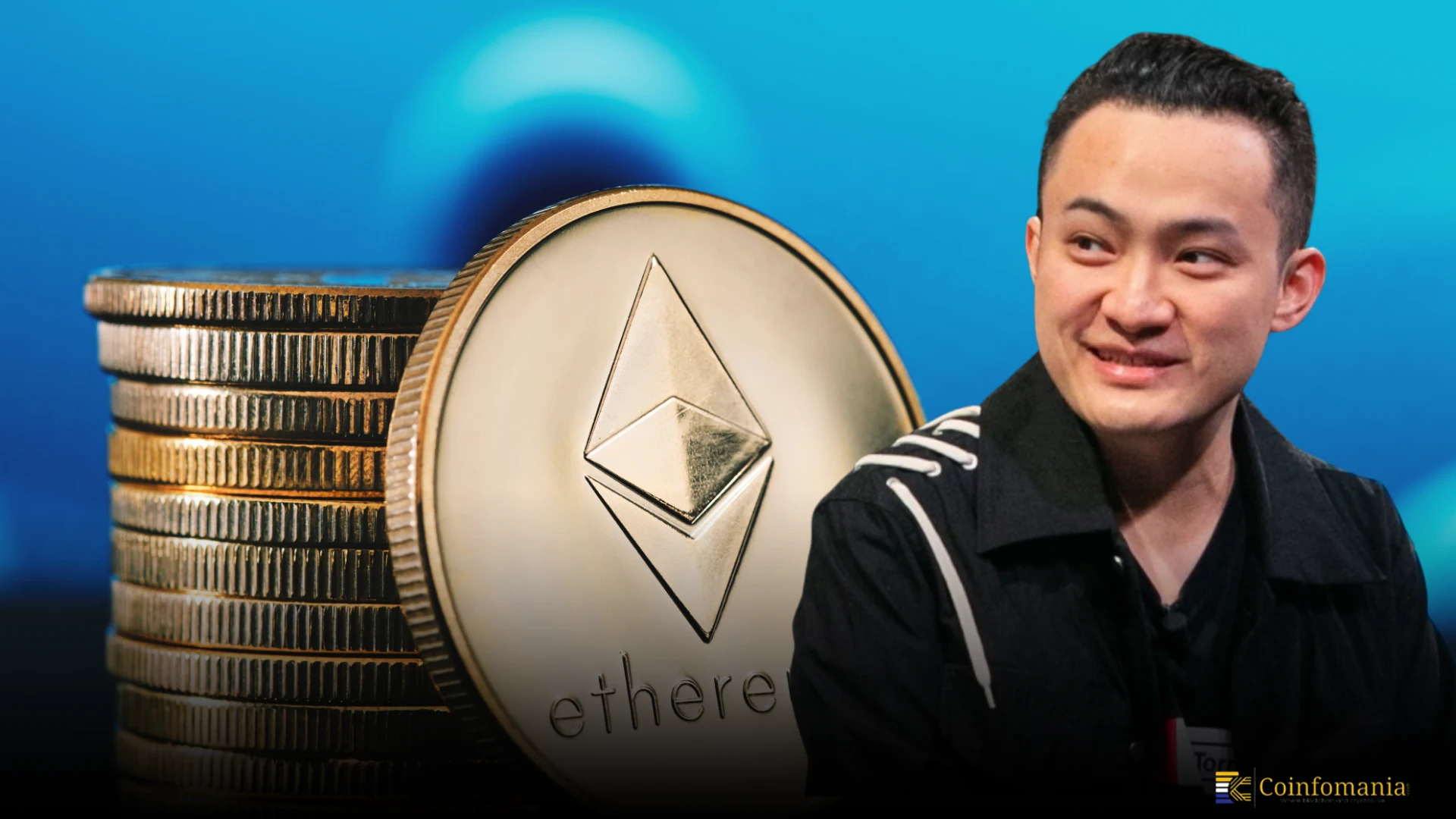 Tron创始人Justin Sun预测以太坊（ETH）价格可能会飙升至5,000美元