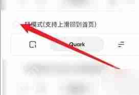 夸克浏览器如何切换到成人模式