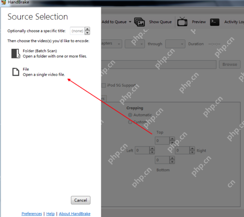 handbrake怎么压缩视频