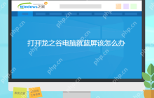 打开龙之谷电脑就蓝屏该怎么办