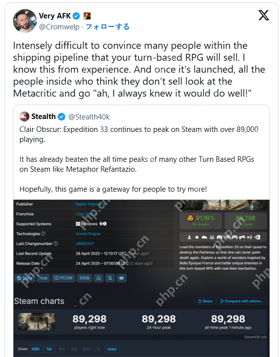 《博德之门3》开发者吐槽 欧美游戏金主很难接受回合制RPG