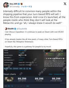 《博德之门3》开发者吐槽 欧美游戏金主很难接受回合制RPG