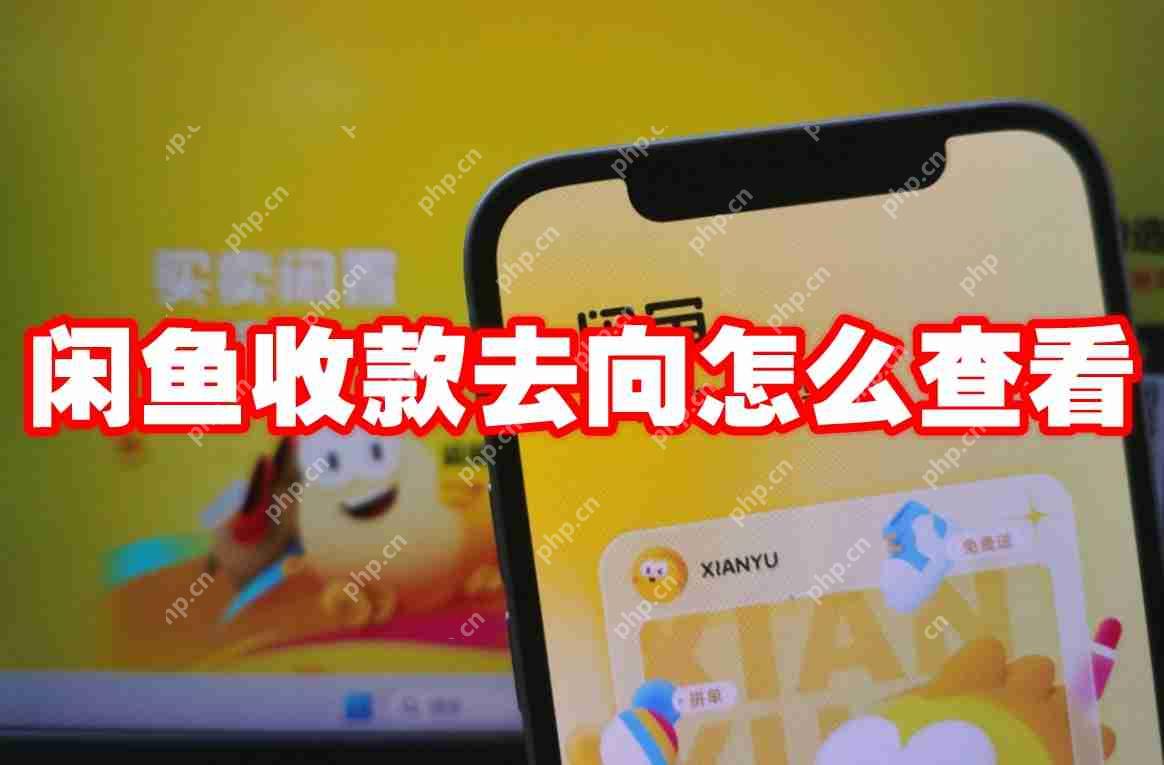 闲鱼收款去向怎么查看