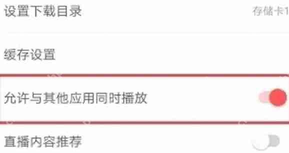 网易云音乐怎么设置不被其他应用中断播放