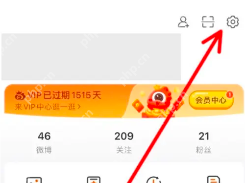 微博黑色模式怎么开启